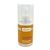 DIREKT Reinigungsspray - 100 ml Pumpflasche mit Zerstäuber - Für Hörgeräte, Ohrstücke, Gehörschutz & In-Ears - Schonende & Gründliche Reinigung