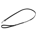 LOLIPPYY Hundeleine Zucht Strasssteine Merkmale Besonderheit führen bunt Strassleine für Hunde Strassminen Name Trainingsleine Welpenleine Strass-Leine Bling-Leine glitzernde Schwarz