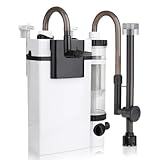 hygger Hang On Aquarium Filter,Leiser Fish Tank External Filter,500L/H 6W Aquarium Filter mit Fischabfallsammler, Verstellbarer Wasserdurchfluss Hang On Back Filter bis 120L Tanks