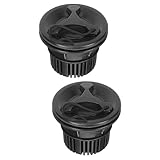 YARNOW 2 Stück Kajak Zubehör mit Pumpen Sie für Schlauchboote Ventil Bootsstecker schlauchboot zubehör Aufblasbares Boot Zubehör Adapter für aufblasbare Kajaks Luftpumpenadapter PVC Black
