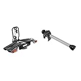 Thule EasyFold XT Fahrradträger für Anhängerkupplung 2 Fahrräder Silber & 0