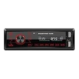 Lanko Autoradio Bluetooth Touchscreen Autoradio Bluetooth 4X60W 7 Farben 2USB/SD/AUX Freisprecheinrichtung Bluetooth 87.5-108M