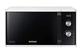 Samsung MW3500 Mikrowelle MS23K3614AW/EG / 800 W / 23 L Garraum / 48, 9 cm Breite / Kratzfester Keramik-Emaille-Innenraum / 6 Leistungsstufen / Weiß