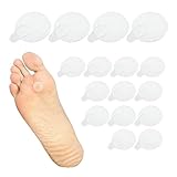 Okklusive Pflaster für Warzen 16 Stück mit Salicylsäure - 4 Stück x 19 mm + 12 Stück x 12 mm - Sichere Entfernung und Hautschutz, auch für Porree geeignet