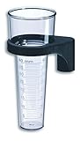TFA Dostmann Analoger Regenmesser, 47.1006, wetterbeständig, robust, Niederschlagsmesser, transparent, L 82 (86) x B 82 (116) x H 202 mm