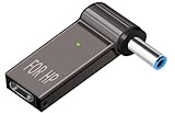 USB-C auf 4,5 x 3,0mm 100W PD Power Ladeadapter Konverter für HP Zbook Elitebook Pavilion Laptops