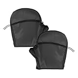 Motorrad Griffhandschuhe,Schneemobil Lenkerstulpen - rutschfeste Belüftete wasserdichte Oxford UV- und Hitzeschutz für Motorräder Roller ATV
