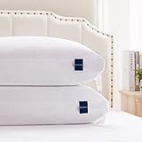 ACCURATEX Hybrid Memory Foam Kopfkissen 40x80 cm 2er Set, Kissen mit Mikrofaser Füllung & abnehmbarem Bezug, höhenverstellbares Bettkissen für Seiten, Rücken, Bauchschläfer, waschbar, Öko-Tex