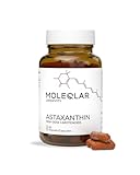 MoleQlar Astaxanthin Kapseln 60 Stück - 8 mg Astaxanthin aus Oleoresin - Markenrohstoff ASTAFIT - Nachhaltig gewonnen aus Haematococcus pluvialis