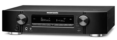 Marantz NR1711 7.2-Kanal AV-Receiver, HiFi Verstärker, Alexa kompatibel, 6 HDMI Eingänge und 1 Ausgang, 8K-Video, Bluetooth, WLAN, Musikstreaming, Dolby Atmos, AirPlay 2, HEOS Multiroom