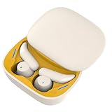 Kabellose Ohrhörer – Seitenschläfer-Ohrhörer, schalldichte Smart-Touch-Schlafkopfhörer, Silikon, leise Kopfhörer, bequeme Kopfhörer für Zuhause, Reisen, Geschäftsreisen, Camping, Urlaub