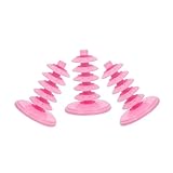Mikikit 3 Stück Lutscher-Ausstellungsständer Donut-Stand Cake-Pop-Turm Lutscherständerhalter Cake-Pop-Halter Cake-Pop-Anzeige Donut-Brett Desserttisch Donut -Halter pp Rosa