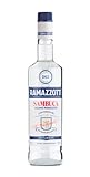 Ramazzotti Sambuca Likör – Italienischer Anislikör mit einer Auswahl an Kräutern – Schafft den unverwechselbaren Sambuca Geschmack – Aus dem Traditionshaus Ramazzotti – 1 x 0,7 l