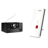 TechniSat DIGITRADIO 570 CD IR – Stereo DAB+ Internetradio & AVM FRITZ!WLAN Mesh Repeater 2400