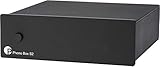 Pro-Ject Phono Box S2, „Best Buy“ MM/MC Phono Vorverstärker (Schwarz)