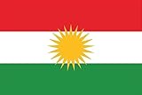 Flagge Fahne Kurdistan - 90 x 150 cm Fahnen