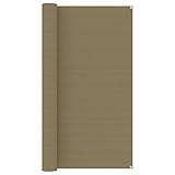 LAPOOH Zeltteppich 200 x 200 cm Taupe, strapazierfähiger Zeltteppich für den Außenbereich, Zeltteppich, Zeltzubehör, 310736