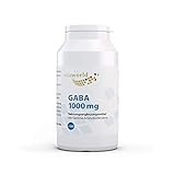 Vita World GABA 1000 mg HOCHDOSIERT 120 Tabletten Apotheker-Herstellung Gamma-Aminobuttersäure Vegan