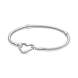 PANDORA Armband Moments 'Herzverschluss' silber 599539C00 20 cm