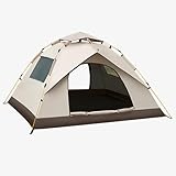 Wasserdichtes aufblasbares Campingzelt für 2 4 Personen, einfacher Aufbau, 3-Sekunden-Zelt mit Tragetasche, perfekt für Winterwanderungen und Outdoor-Abenteuer