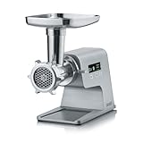 GRAEF. kompakter Multiwolf FW500 im Vollmetallgehäuse FW500, Fleischwolf, Blockierleistung bis 2.500 Watt, silber