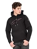 Alpinestars Herren Insignia Hoodie Sportliches Sweatshirt mit Kapuze Sweat Hood Kapuzenpullover, Schwarz, XXL