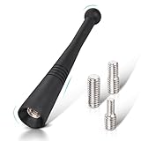 Eightwood Autoantenne Auto Dachantenne Kurz Mini Autoradio Antenne 8.6cm Universal Car Roof Antenna mit M6 M5 M4 Screws FM/AM Reception