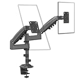 Suoumwa H180 Desktop-Monitorarm mit, 17-30, Dual-Monitor-Halterung, Vollbeweglicher Displayständer, Tragkraft 2-9 Kg