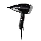 Valera Swiss Nano Light 6001 professioneller Ionen-Haartrockner, handlich leicht und kompakt, 1800 Watt, Farbe Schwarz