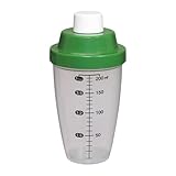 EHJRE Protein Shaker Flasche, Transparent, für Shakes, Mixbecher mit Skala, Getränkemixer für Reisen, Sport, Outdoor, Büro