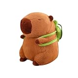 Landrain 22cm Capybara Kuscheltier Tragende SchildkröTe,Super Weiche Capybara PlüSchtier
