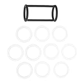 Cabilock 1 Set Eiscreme-Spender-Dichtung, Softeis-Maschine, Silikon-Dichtungsring, auslaufsichere Ersatzdichtung für Spenderteile