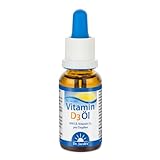 Dr Jacob's Vitamin D3 Öl Tropfen 800 IE I ideal dosierbar für die ganze Familie auch Kleinkinder I für Immunsystem, Muskeln und Knochen¹ I Apotheken-Qualität I hohe Bioverfügbarkeit 20 ml 640 Tropfen
