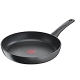 Tefal G26006 Ultimate On Bratpfanne | 28 cm | Antihaftversiegelung mit Titanpartikel-Verstärkung | Thermo-Spot | PFOA-frei | geeignet für alle Herdarten | auch für Induktionsherde | schwarz