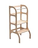 Lernturm Kinder Tritthocker Lernstuhl Küchenhelfer Learning Tower Kinderhocker Holz