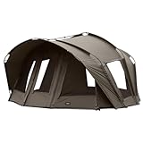 MK-Angelsport Fort Knox Air 4 Personen Karpfenzelt Dome Innenhöhe 1.8m Zelt Anglerzelt Angelzelt Bivvy inkl. Gummihammer I extrem temperaturstabil