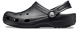 Crocs Classic Clogs – Unisex Clogs – Wasserfreundlich und schnell trocknend – Schwarz – Größe 43-44