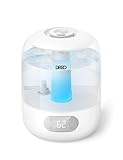 Dreo Luftbefeuchter für Schlafzimmer, kühler Nebel Luftbefeuchter für Haus und großen Raum, leiser Luftbefeuchter für Baby, Nachtlicht, ätherisches Diffusor, schnelle Ultraschall Luftbefeuchter
