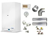 Thermona Gastherme - Komplettpaket | Heizwerttherme & Kombitherme | 20 kW | Therm 20 CXE.AA | PropanErdgas E/H | Heizung Heiztherme