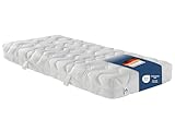 Irisette Lotus orthopädische 7-Zonen 500er Tonnentaschenfederkernmatratze, Härtegrad 3 (mittelfest), 80 x 200 cm, Öko-Tex zertifiziert, produziert nach deutschem Qualitätsstandard
