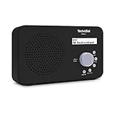 TechniSat VIOLA 2 - tragbares DAB Radio (DAB+, UKW, Lautsprecher, Kopfhöreranschluss, zweizeiliges Display, Tastensteuerung, klein, 1 Watt RMS) schwarz
