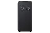 Samsung LED View Smartphone Cover EF-NG980 für Galaxy S20 | S20 5G Handy-Hülle, LED-Anzeige, Kartenhalterung, schwarz - 6.2 Zoll