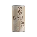 PLAIN Bio Haferdrinkpulver | 75 Portionen Haferdrink ohne Zucker | 750g zur Zubereitung eines glutenfreien Haferdrinks | Zu 100% aus Haferpulver| ohne Zusätze