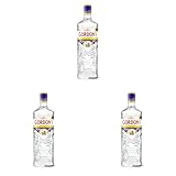 Gordon's London Dry Gin | Premium destilliert | Ausgezeichnet & aromatisiert | mit Zitrusfrische | handgefertigt auf englischem Boden | 37,5% vol | 1000 ml Einzelflasche | (Packung mit 3)