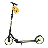 Best Sporting Scooter Erwachsene I klappbarer Roller mit Ständer I schwarz - grün I City-Roller für Erwachsene I Tretroller mit Rollengröße 200 mm I stilvoller Alu-Scooter Erwachsene