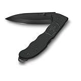Victorinox Schweizer Taschenmesser Hunter Evoke BS Alox, Klappmesser Outdoor, 4 Funktionen inkl. 10 cm Klinge und Daumenpin, Schwarz