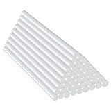 200 Stück Klebestick Ø 7 mm x 100 mm, Mini Klebesticks, Durchsichtig Heißklebestifte, Standard Klebesticks für Gängige Hießklebepistole, Heißklebesticks für Heimwerken Reparieren Dekorieren