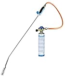 CFH Bio-Gärtner CW 9600 Premium inkl. Gasdose 600 ml - Unkrautbrenner Gas Anwendung, 1,17 kW bei mehr als 1.100 °C Flammentemperatur, Auch als Grillanzünder geeignet
