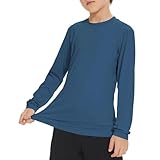 Neoprenanzug Kinder Uv Shirt Sonnenschutz Badeshirt Uv Herren Schwimmshirt Kinder Sonnenschutz Badeshirt Uv Rash Guard Badeanzug Jungen Rashguards Für Jungen Tibetisches Blau L