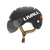LIVAL L23_Smarter City-Helm mit Visier in schwarz_M_54-58 cm